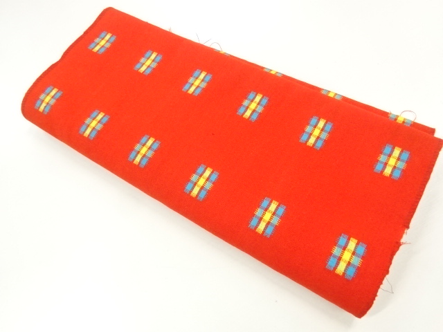 アンティーク　抽象模様着尺反物